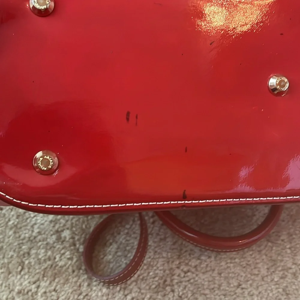 Arcadia Patent Leather Dome Purse - Picture 11 of 13
